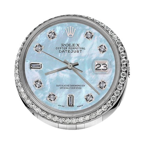 Rolex Ladies Rolex 31mm Datejust Blue Mo...