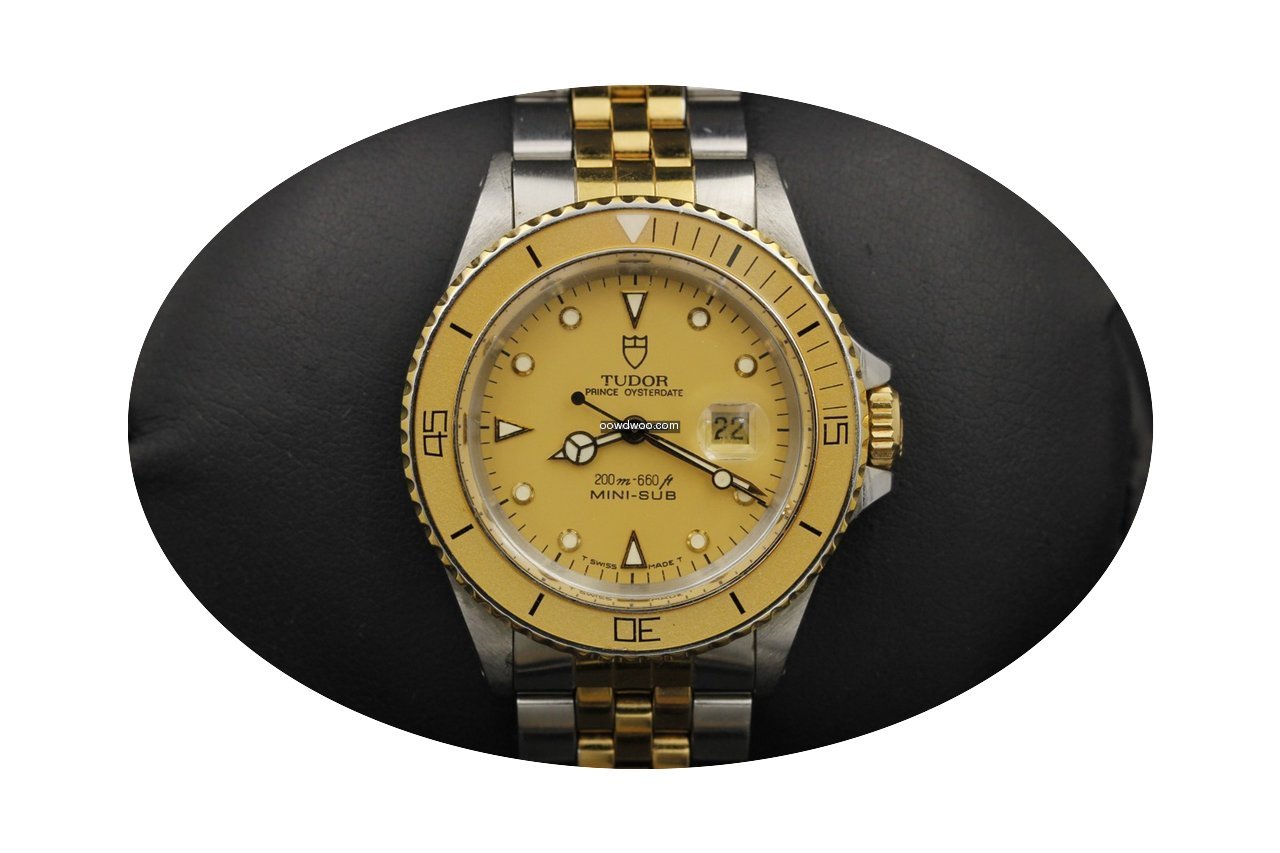 Tudor Mini-sub 73091 Stainless Steel / Y...