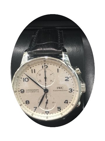 IWC Portuguese Chronograph Steel Auto...
