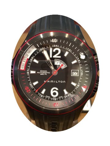 Hamilton Khaki Navy GMT Black PVD...