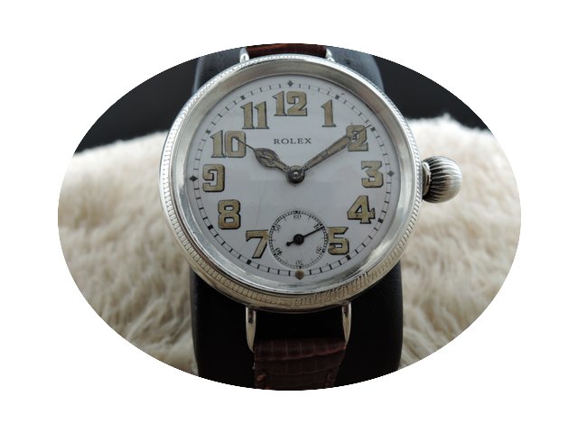 Rolex OFFICER with Original Enamel White...