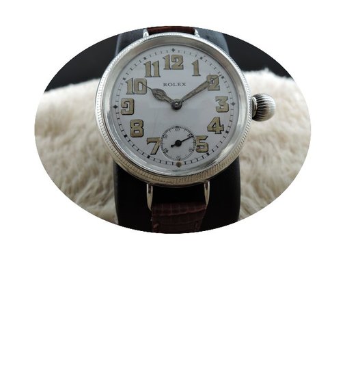 Rolex OFFICER with Original Enamel White...