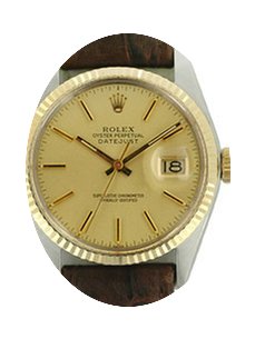 Rolex Datejust acc-oro plastica SCAT/GAR...