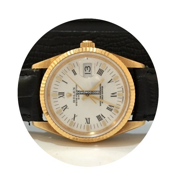 Rolex Oyster Perpertual Date Ouro 18k 34...