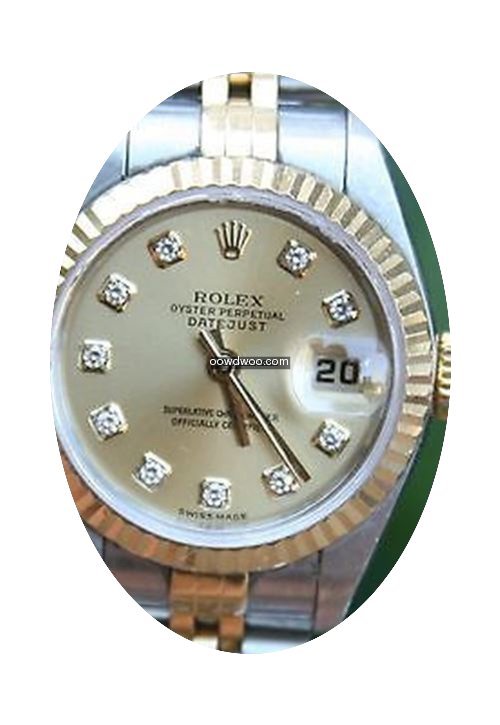 Rolex 18k Gold & Steel 26mm Ladies Autom...