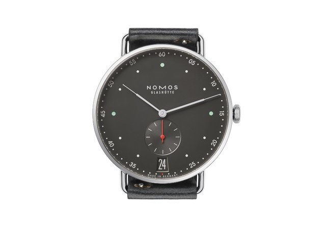 Nomos Metro 38 Datum stadtschwarz...