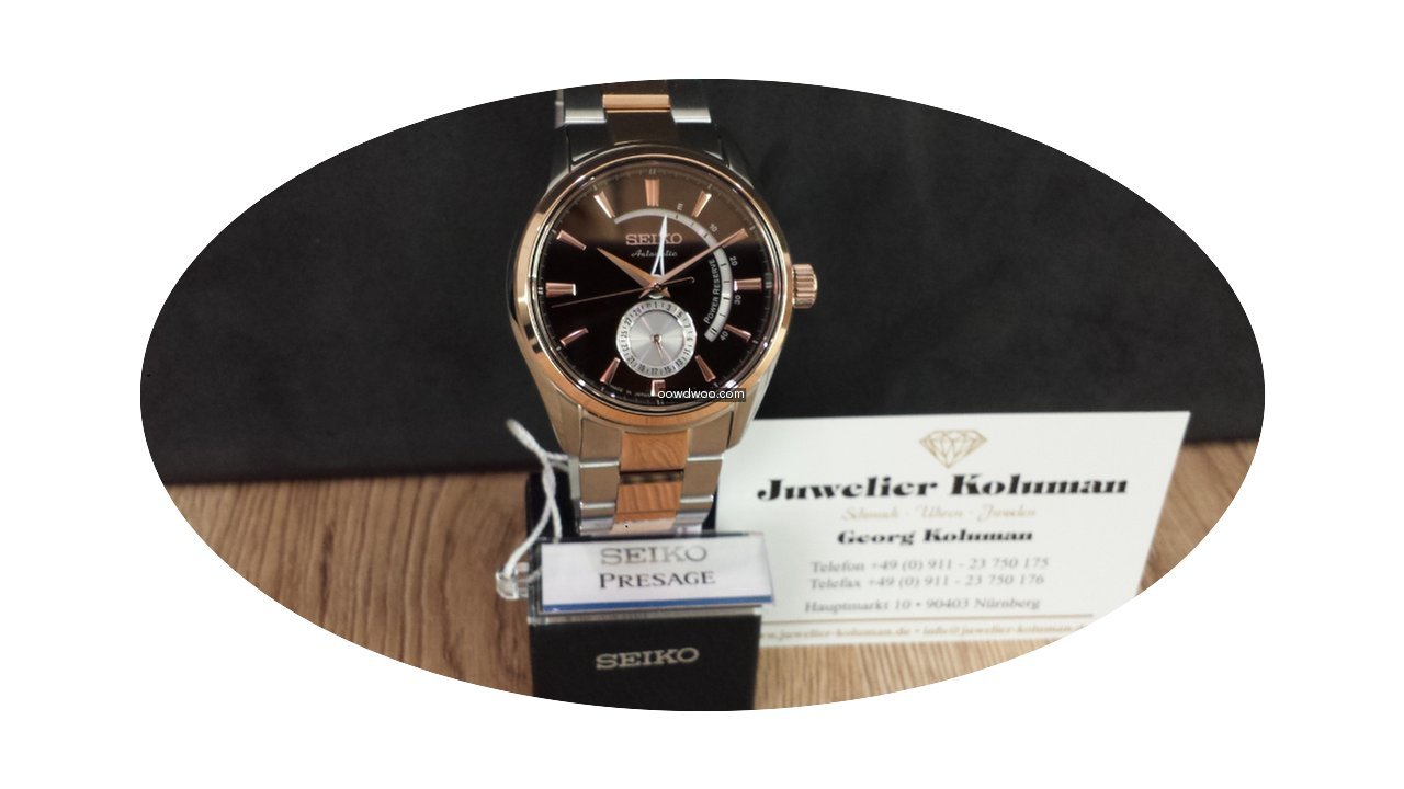Seiko Presage Automatik Gangreserve...
