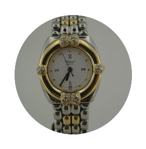 Chopard LADY GSTAAD STEEL & GOLD DiA...