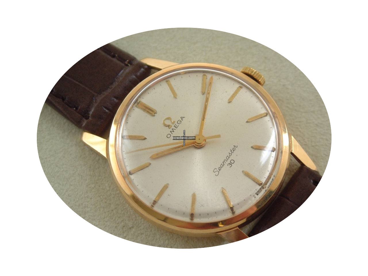 Omega Seamaster massiv 18 Karat Rotgold ...