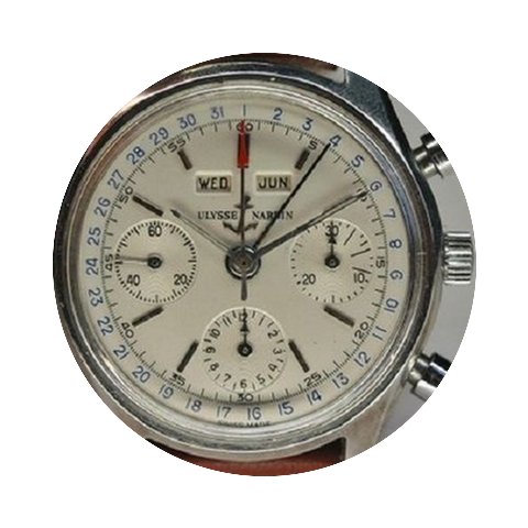 Ulysse Nardin Dato-Compax screw back cas...