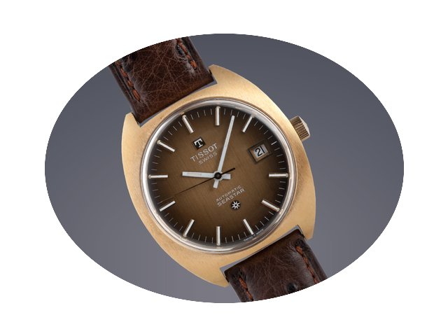 Tissot Seastar watch gold plated automat...