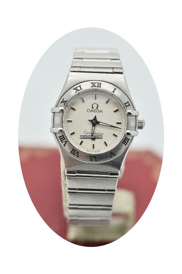 Omega Constellation Ladies Silver / Grey...