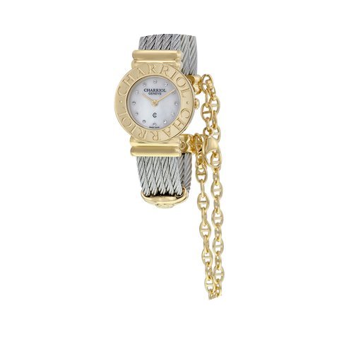 Charriol St Tropez Mother of Pearl Diamo...