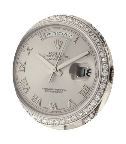 Rolex Day-Date President 18k White Gold ...