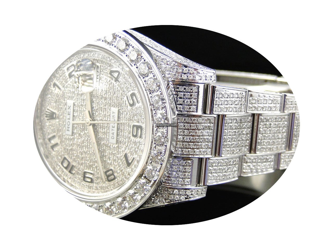 Rolex Iced Out Mens New Rolex Date Just ...