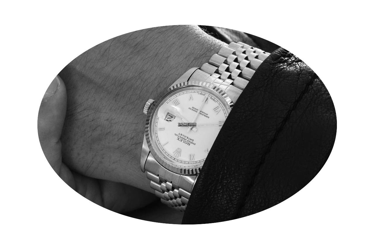 Rolex Datejust 16014 Stahl/Weißgold 36 ...