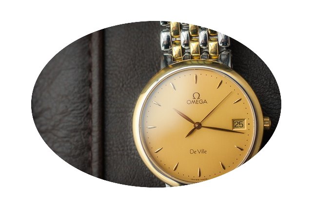 Omega De Ville Date SS/18K Gold...