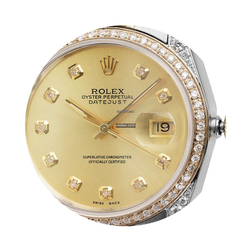 Rolex Datejust 36 Bi-Metal Jubilee Diamo...