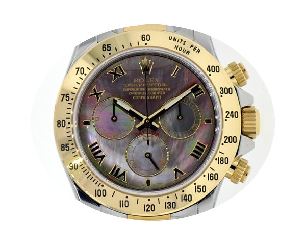 Rolex DAYTONA Dark MOP Dial Steel & ...