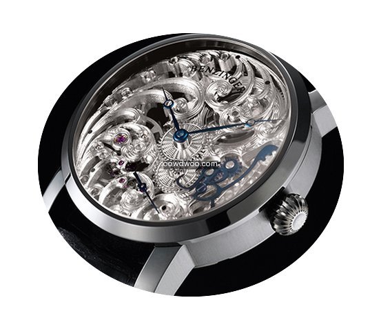 Benzinger Full Skeleton Floral White...