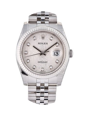Rolex Datejust 36mm In Acciaio E Diamant...