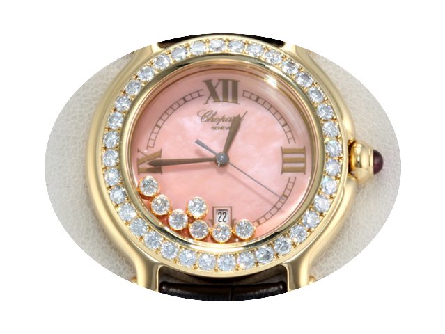 Chopard Happy Sport Medium Gelbgold 750 ...