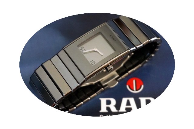 Rado Ceramica Midi Multifunktion platinf...