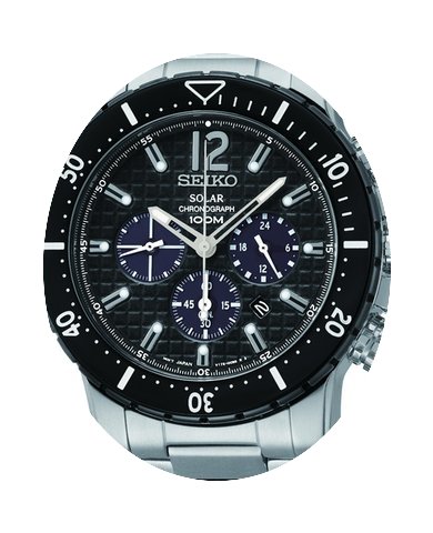 Seiko Solar Chronograph Farbe Schwarz...
