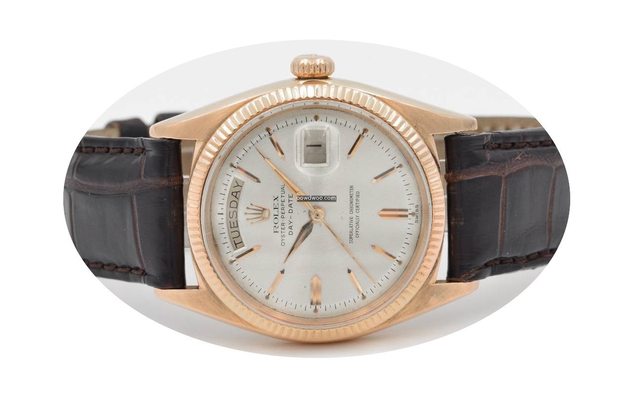 Rolex Day-Date Vintage Rose Gold Full Se...