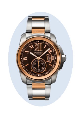 Cartier Calibre de Cartier Stahl Rotgold...