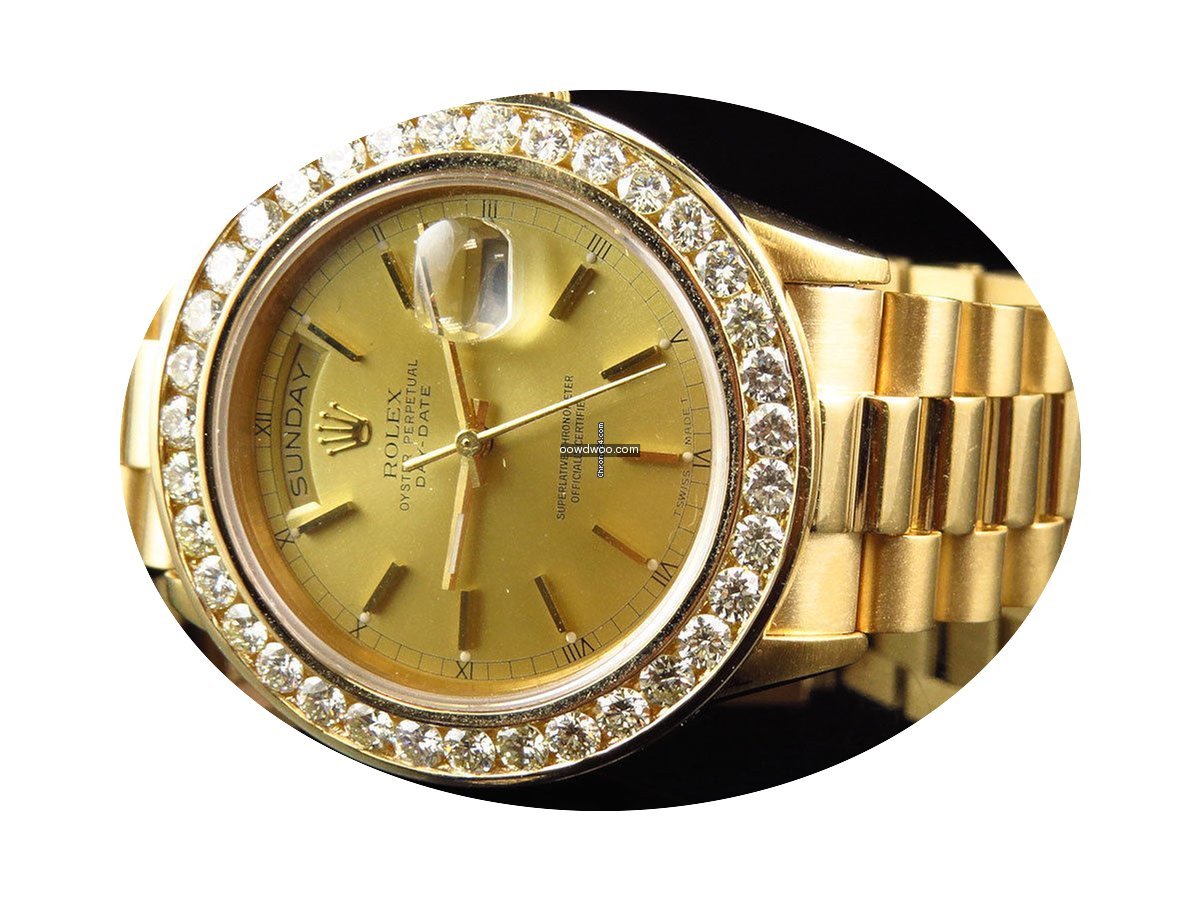 Rolex Mens 36 MM Rolex Day-Date Presiden...