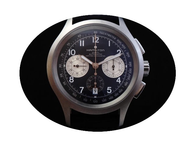 Hamilton Khaki Chronometer Chronograph N...