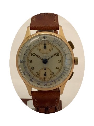 Chronographe Suisse Cie Vintage Gold 18K...