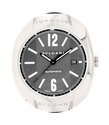 Bulgari Ergon In White Gold And Leather,...