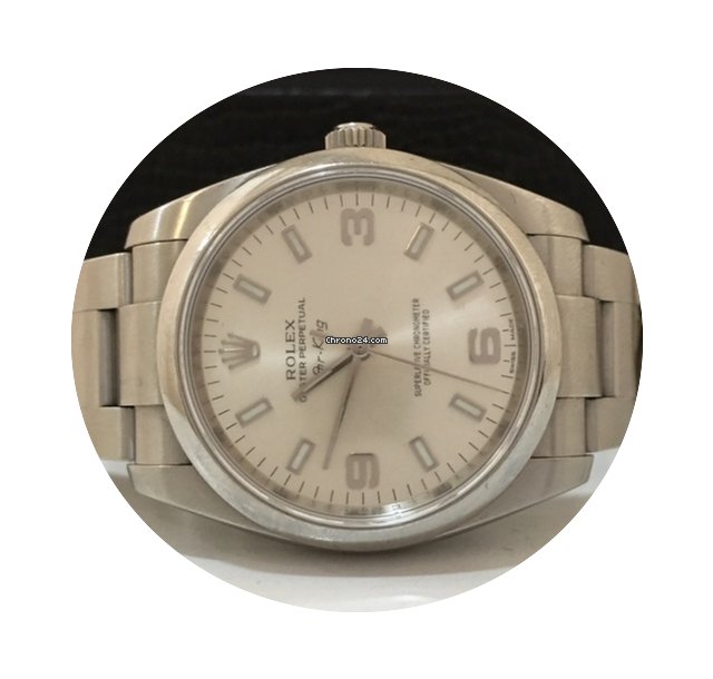 Rolex Air King Dominos Pizza Silve Dial ...