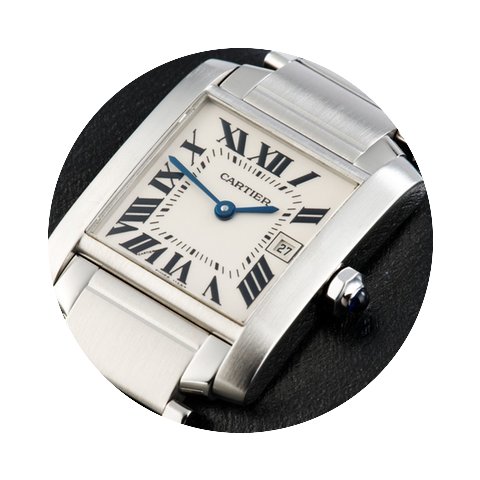 Cartier Tank Française Midsize - 'Box &...
