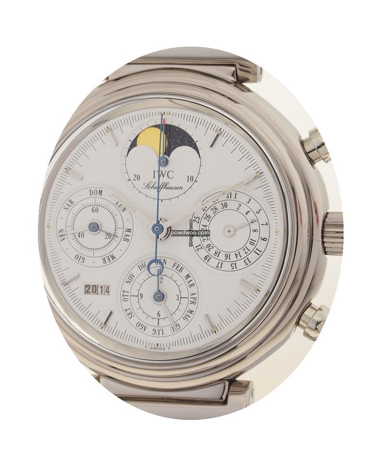 IWC Da vinci Ewiger Kalender 18ct Weissg...