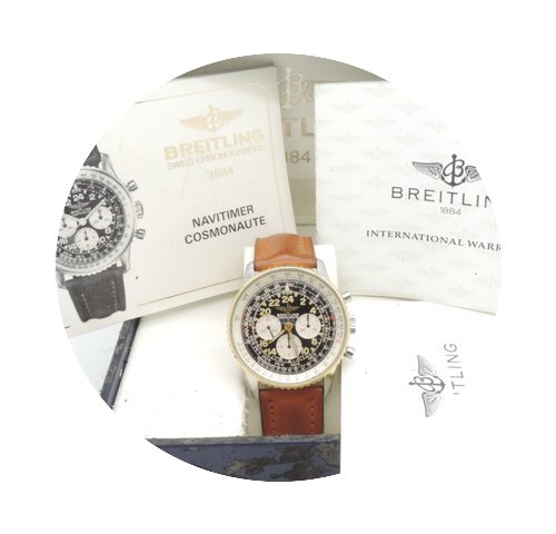 Breitling Navitimer Cosmonaute Steel Gol...