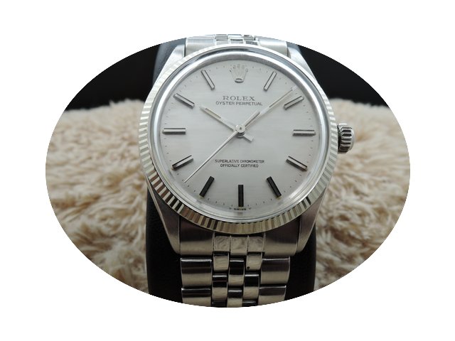 Rolex 1005 Original Silver Linen Dial wi...