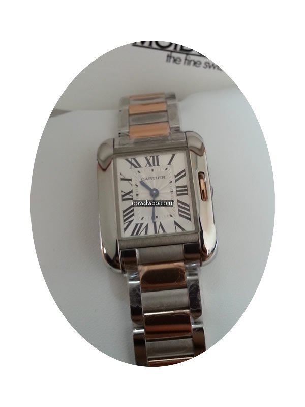 Cartier W5310036 Tank Anglaise 18K Pink ...