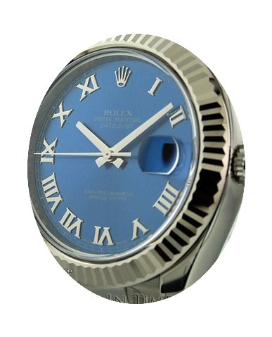 Rolex Datejust II Stainless Steel Blue D...