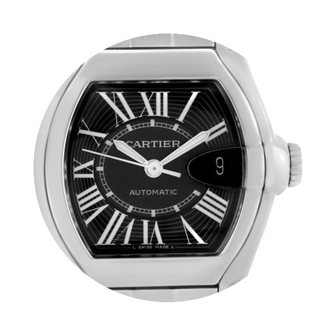 Cartier Roadster Black Dial Mens Large A...