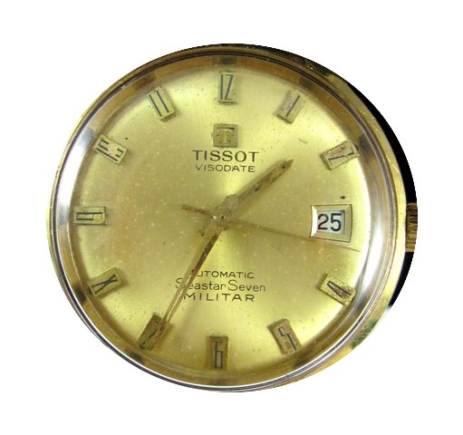 Tissot Seastar Seven Militar Vintage 18K...