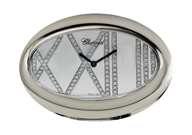 Chopard 18k White Gold Dia Mirror Dial M...