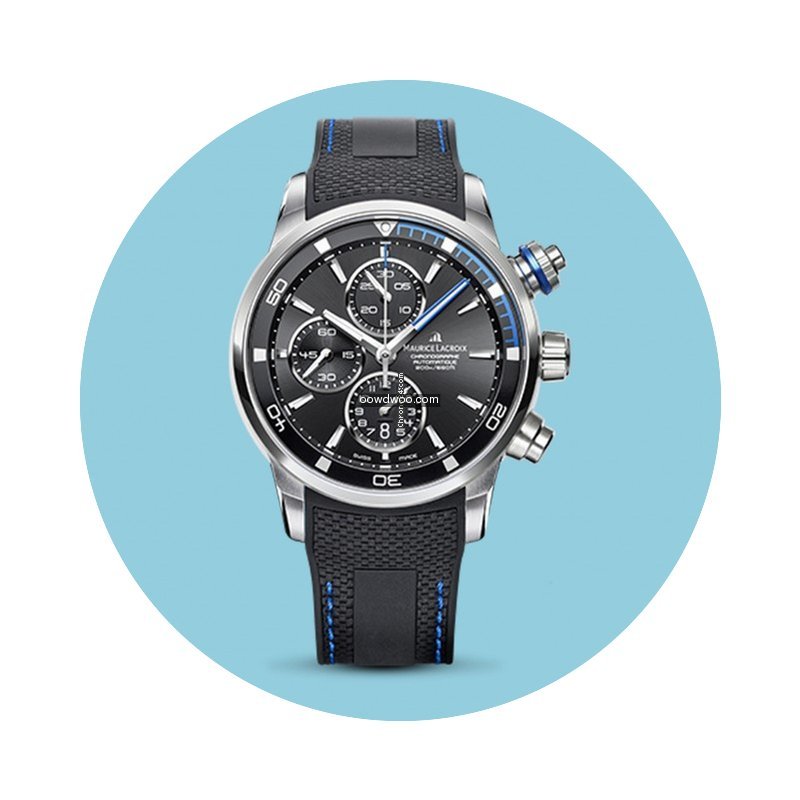 Maurice Lacroix PONTOS S Index blau-schw...