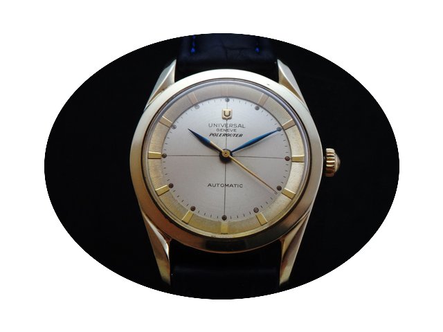 Universal Genève Rare Polerouter Bumper...