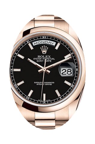 Rolex Day-Date 36 118205-BLKSDP Black In...