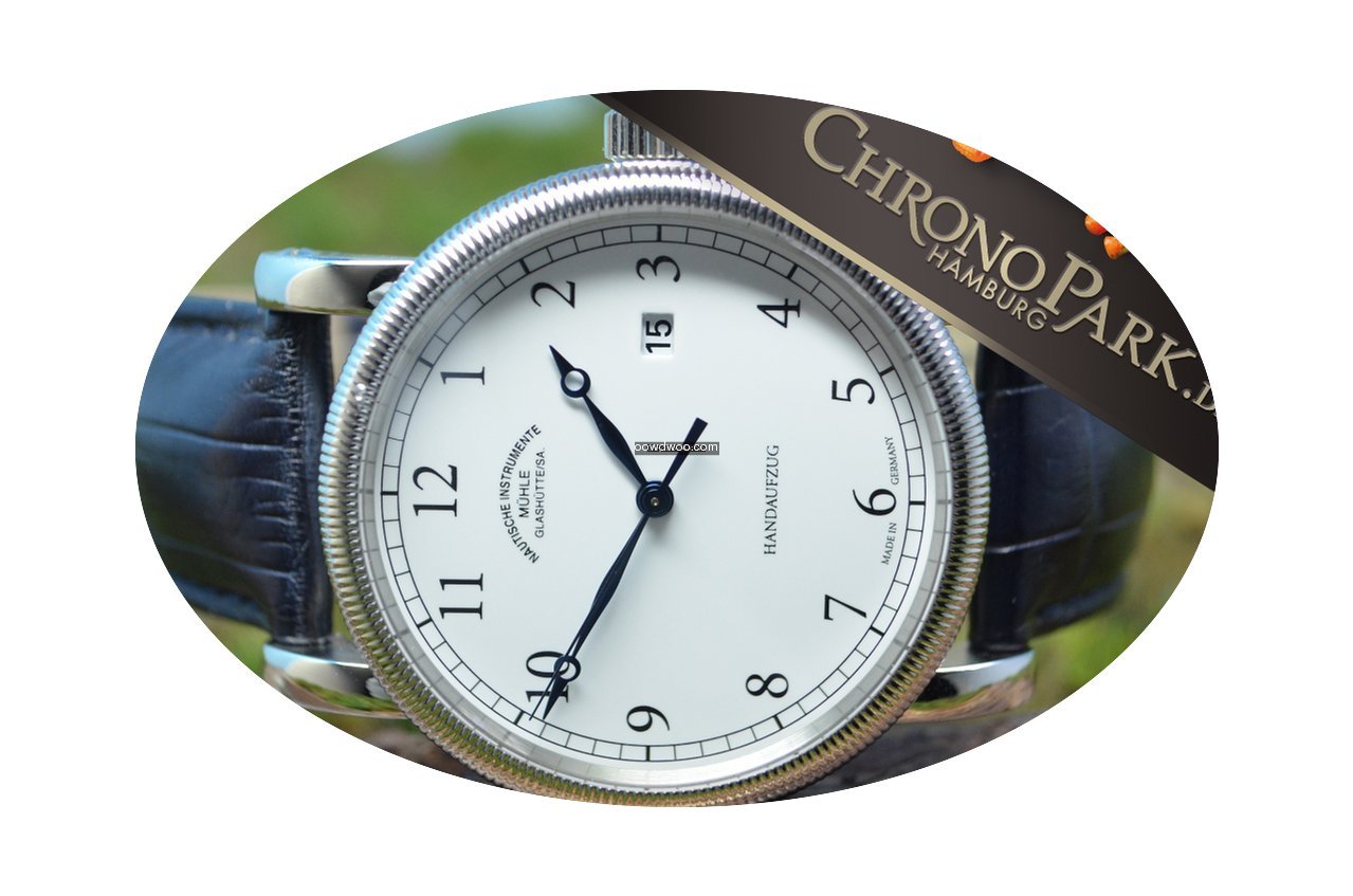 Mühle Glashütte Teutonia III Handaufzu...