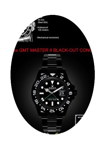 Rolex GMT II BLACK-OUT CUSTOMIZATION...