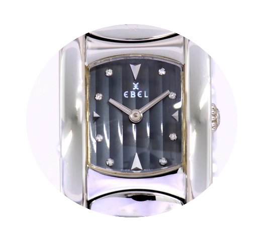 Ebel Beluga Diamond Dial Steel grey Top ...